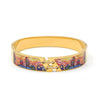 Bracelet géode charme doré