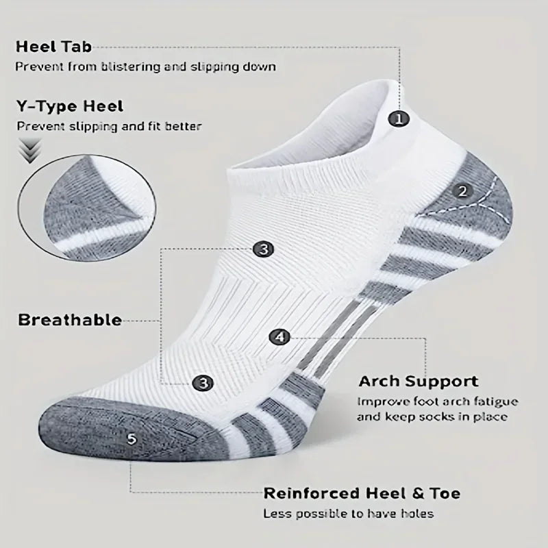6 Paires de Chaussettes de Sport Respirantes - ActiveRun