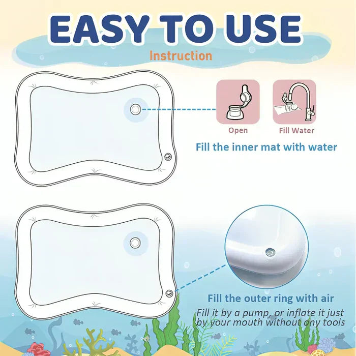 Tapis de jeu aquatique interactif pour chats - AquaPaws