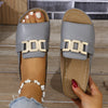 Sandales de Voyage Boho LuxeStride | Sandales de plage élégantes à double boucle avec un motif de cœur pour un confort et un style ultimes