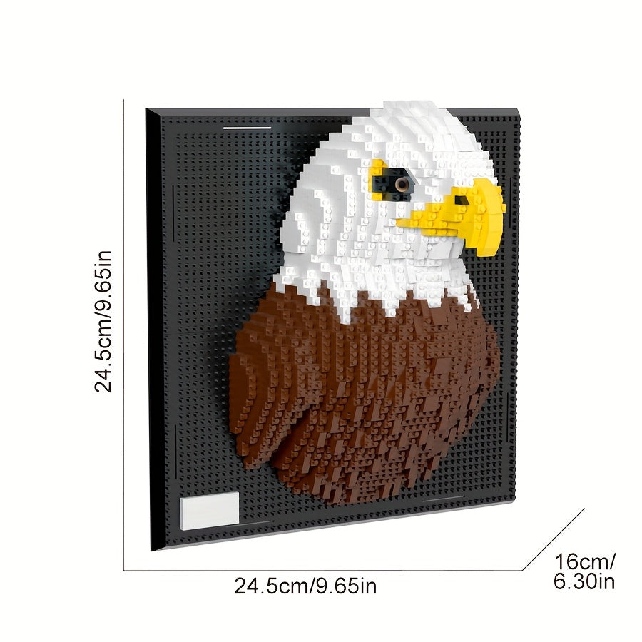 Art mural créatif 3D – Collection Requin et Aigle