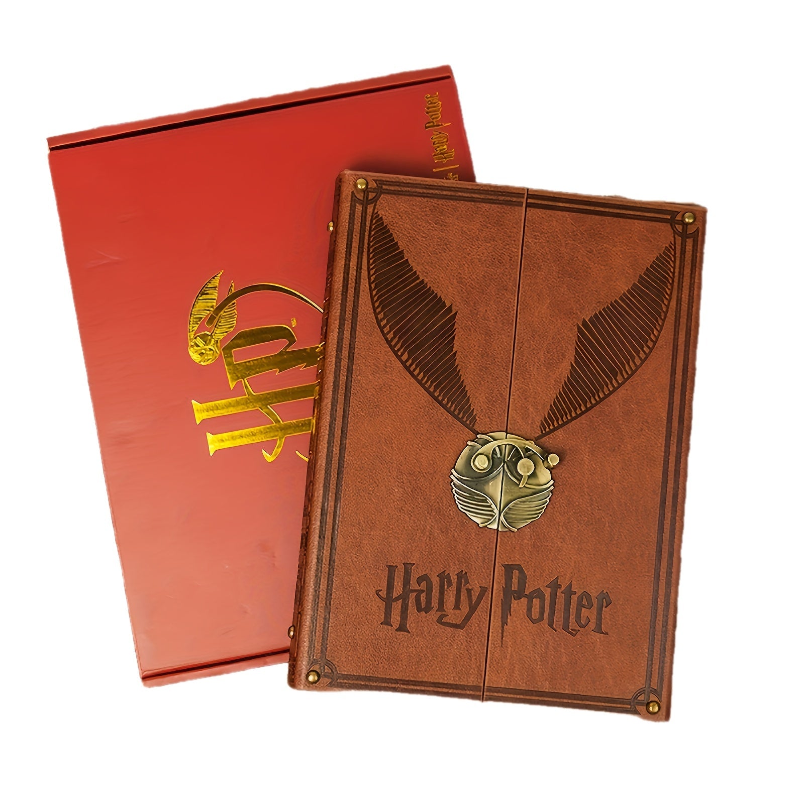 Cahier Magique à Couverture Rigide avec Balle Dorée – Parfait pour Journaux et Notes