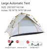 Tente de Camping 4 Personnes à Montage Rapide – Abri Respirant et Imperméable au Vent