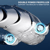 1:18 échelle RC requin baleine avec rotation à 360°, flexibilité à 180°, lumière LED éclaboussante, contrôle de croisière programmable - rechargeable par USB, idéal pour les jeunes pour jouer en été et comme cadeau d'anniversaire