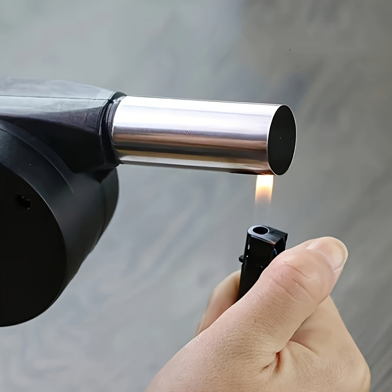 Souffleur Manuel Portable – Parfait pour les Barbecues, le Camping et Allumer des Feux