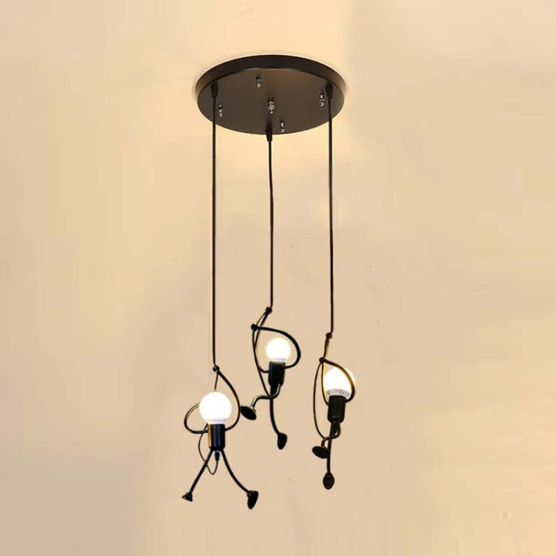Suspension en Fer Retro Iron Man – Charme Vintage Ludique pour Intérieurs Uniques