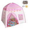 Tente Princesse Fleurs pour Enfants – Avec Éclairage Étoilé et Accessoires de Jeu