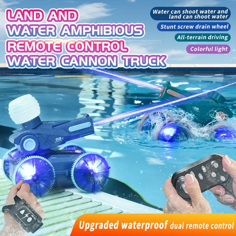 SplashRider Camion RC Amphibie à Canon à Eau – Amusement Éclaboussant