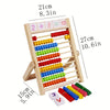 Boîte à Calcul en Bois Éducative – Apprenez à Additionner et Soustraire avec des Perles Colorées