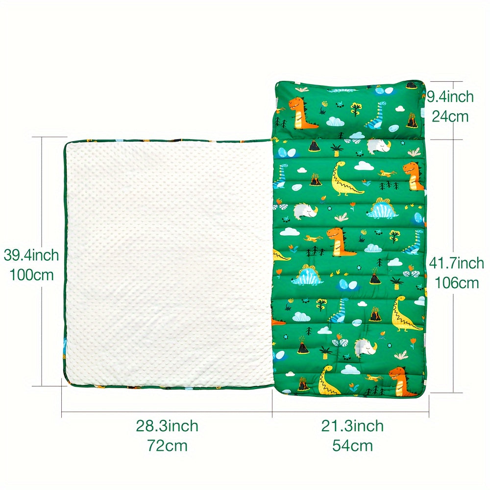Tapis de sommeil Dino pour enfants - Pour des aventures confortables et amusantes