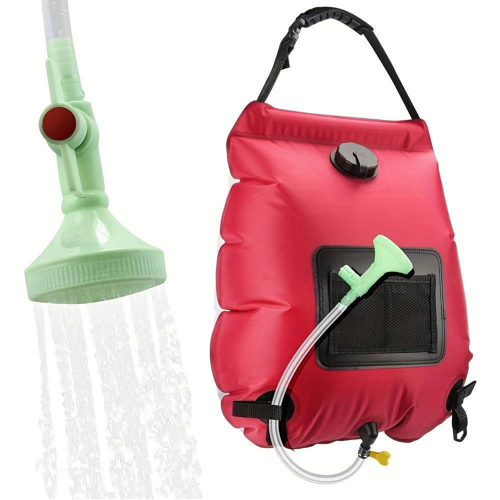 SunnyFlow Sac de Douche Solaire – Pratique, Étanche et Avec Thermomètre