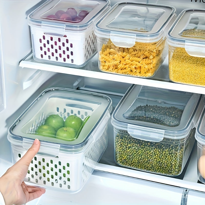 Ensemble de Rangement Alimentaire GourmetHaven Elite | Contenants hermétiques luxueux pour une préparation de repas sans effort et une organisation élégante