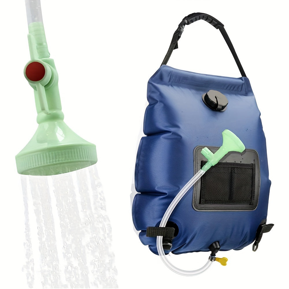 SunnyFlow Sac de Douche Solaire – Pratique, Étanche et Avec Thermomètre