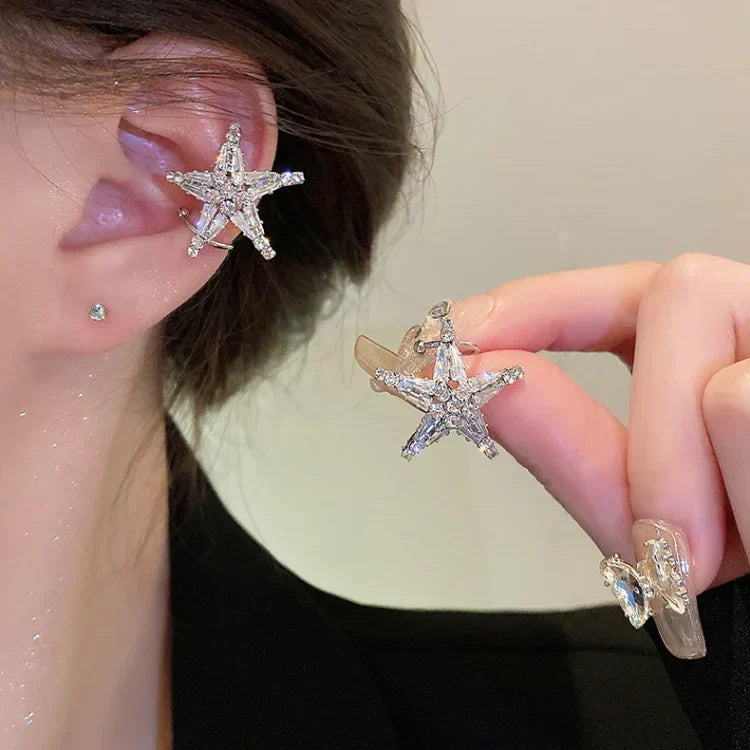 Boucles d'oreilles en zirconium étoile / Ear Cuff – Lyric
