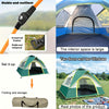 Tente de Camping 4 Personnes à Montage Rapide – Abri Respirant et Imperméable au Vent
