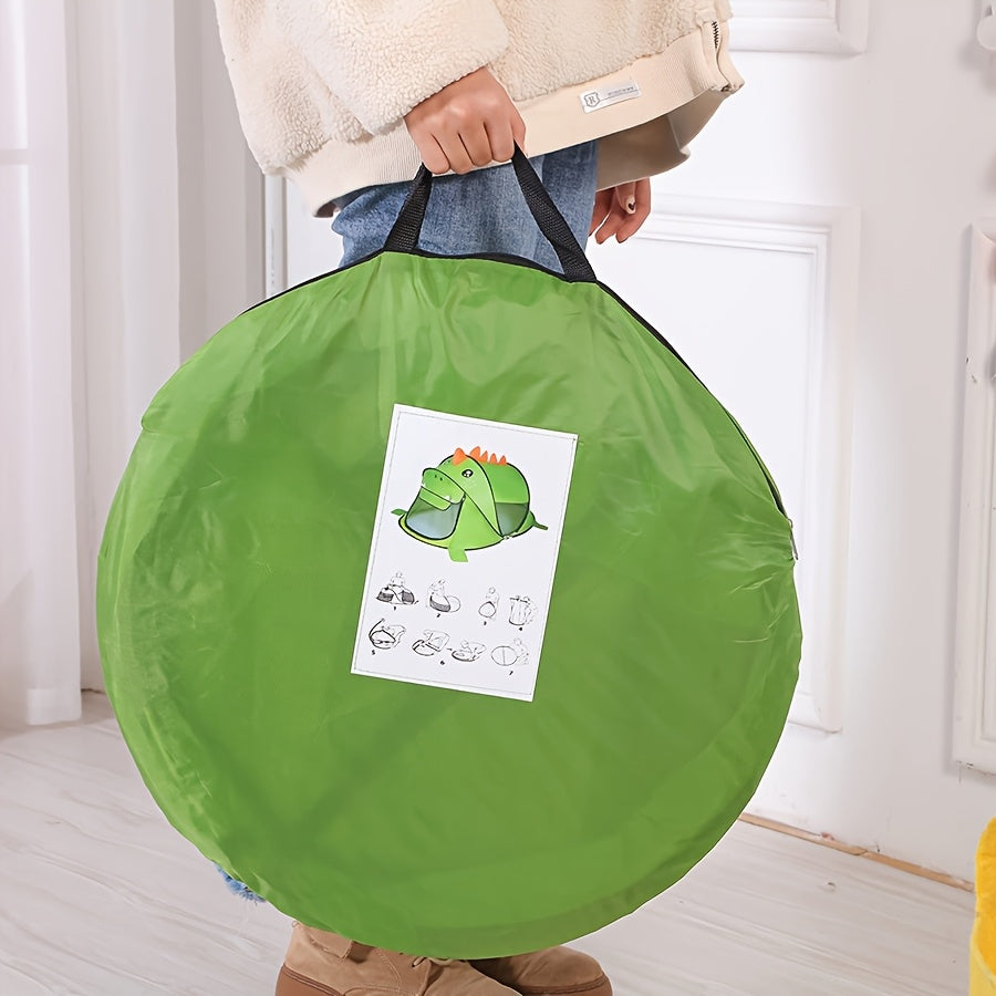 Tente de Jeu Pop-Up pour Enfants avec Dinosaures, Requins & Ours, UPF 50 – Respirante & Portable pour Bébés & Tout-Petits