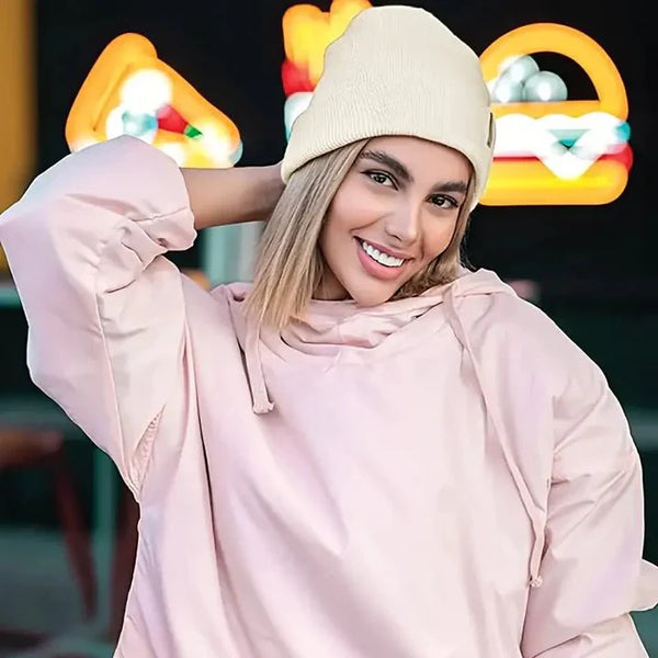 Bonnet d'Hiver avec Doublure en Soie - Noor