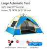 Tente de Camping 4 Personnes à Montage Rapide – Abri Respirant et Imperméable au Vent