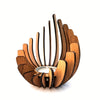 Bougeoir Lotus Bohème – Design en Bois Stratifié Fait Main
