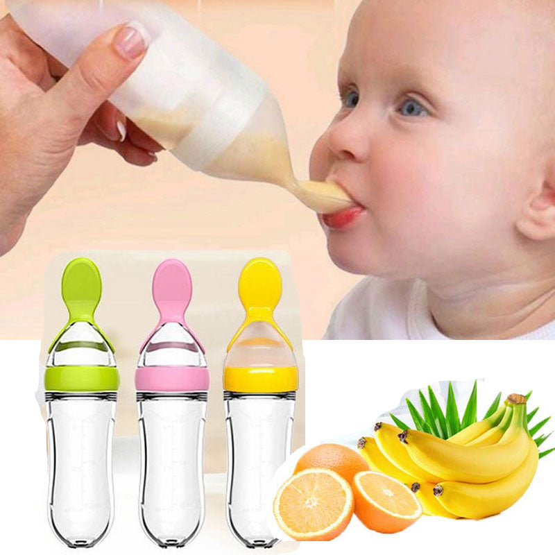 Bouteille à cuillère pour alimentation de bébé – FeedEase