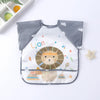 Bavoir imperméable pour bébé avec manches