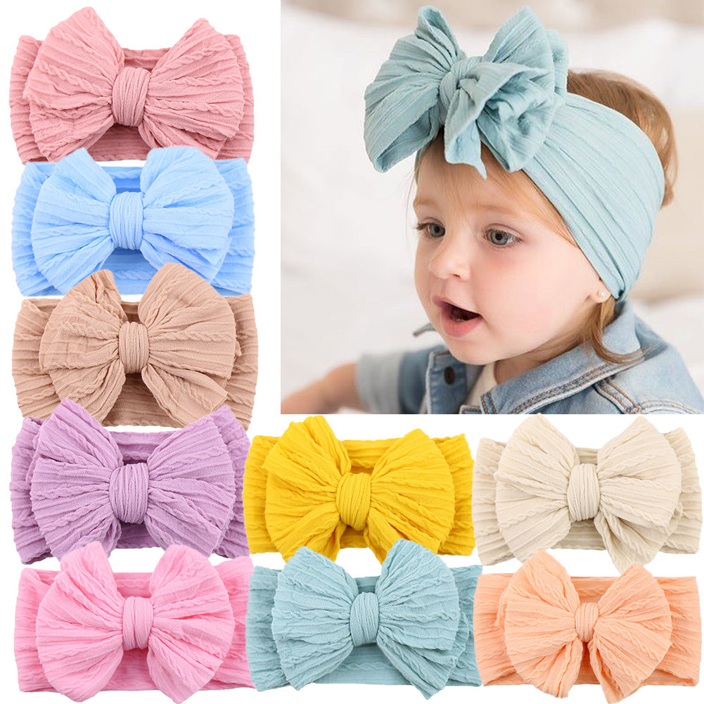 Bandeau en nylon pour enfants avec nœud