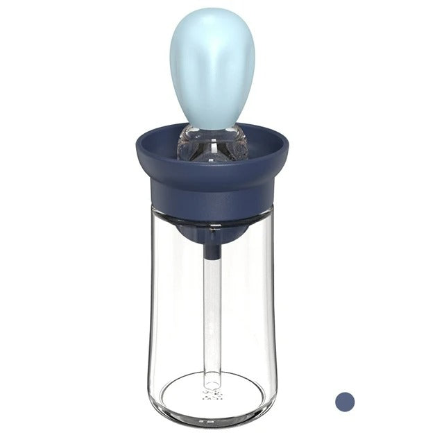 Bouteille en silicone avec tête de brosse - OilBuddy