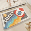 Tapis antidérapant super absorbant pour salle de bain et toilettes - Milo