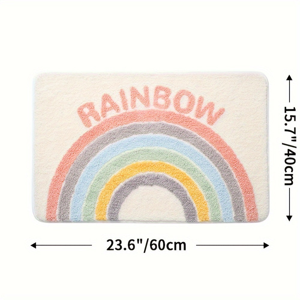 Tapis antidérapant super absorbant pour salle de bain et toilettes - Milo