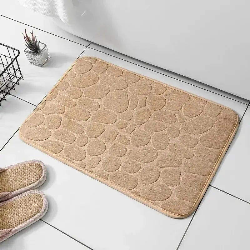 Tapis Antidérapant en Mousse à Mémoire & Tapis de Salon – Design Velours Imprimé