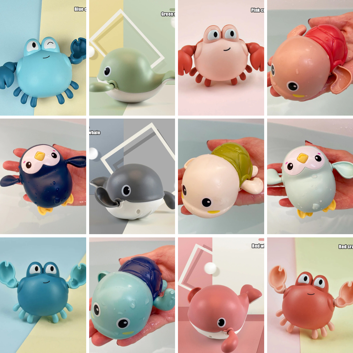 SplashMates - Jouets de bain animaux aquatiques