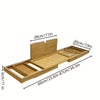 Support de baignoire en bambou de luxe – ZenBath