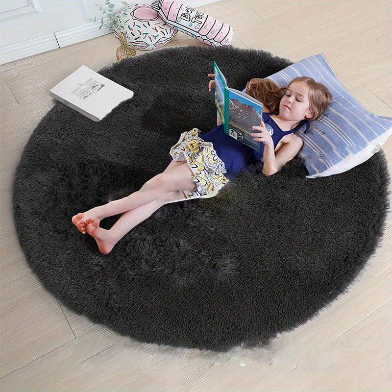 Tapis Ronde Fluffy - Clouda