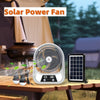 Ventilateur Solaire Portable et Lampe de Nuit – Multifonctionnel et Rechargeable