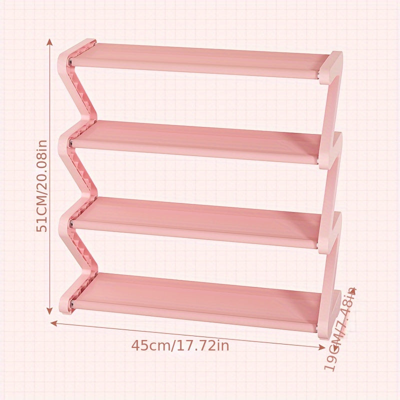 ZigZag ShoeRack - Rangement à Chaussures Élégant et Gain de Place
