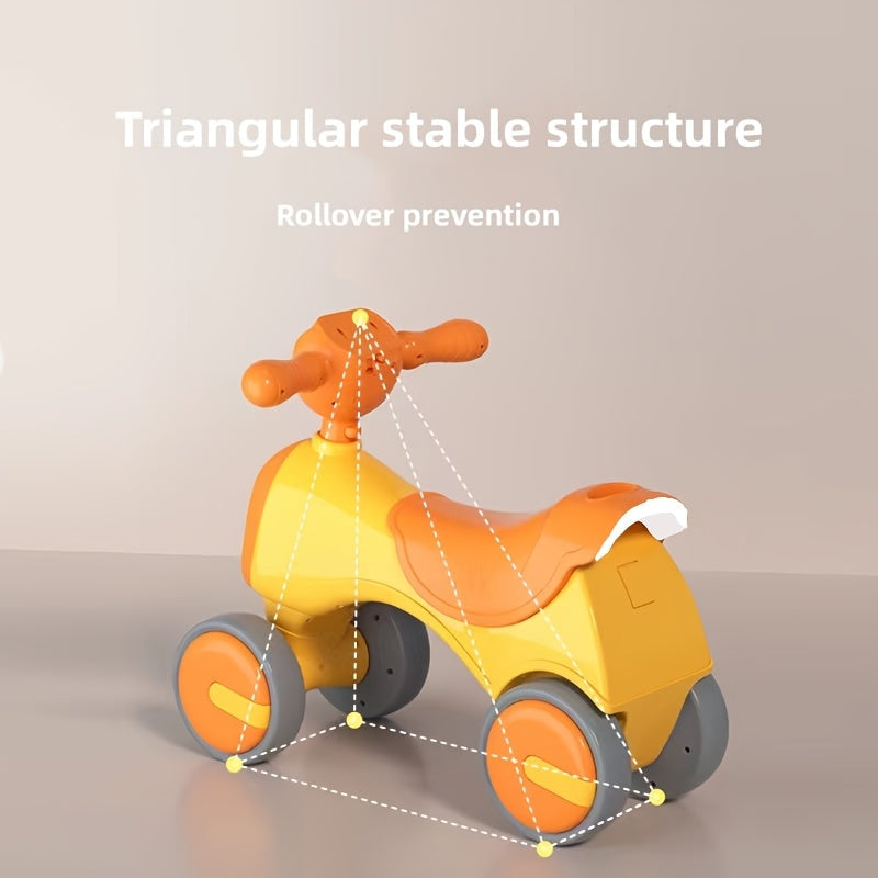 Vélo d'équilibre Stable pour Enfants – Apprendre à Marcher et à Se Tenir Debout avec des Couleurs Ludiques et Sécuritaires