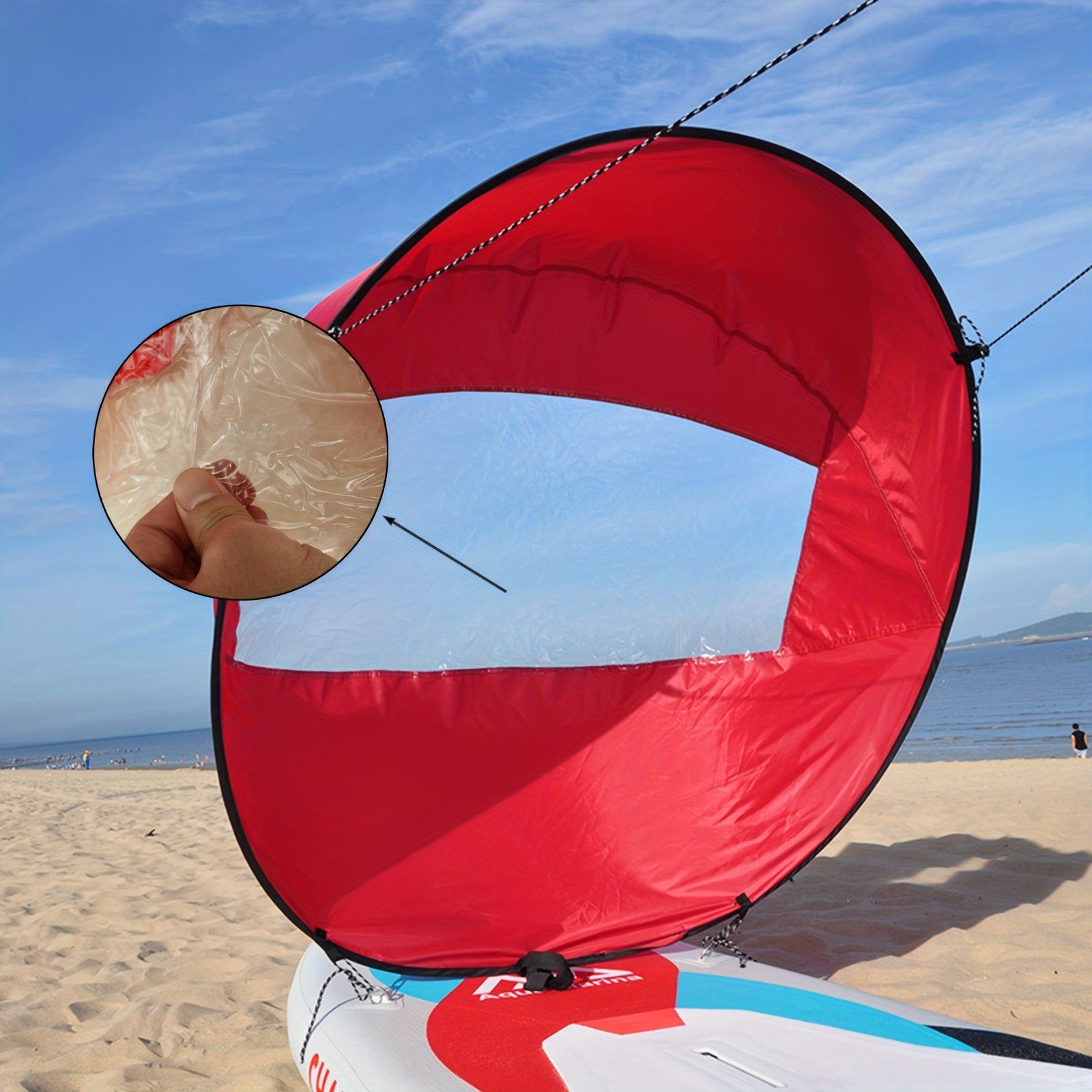 SpeedSail Voile de Kayak Pliable – Efficace et Facile à Utiliser