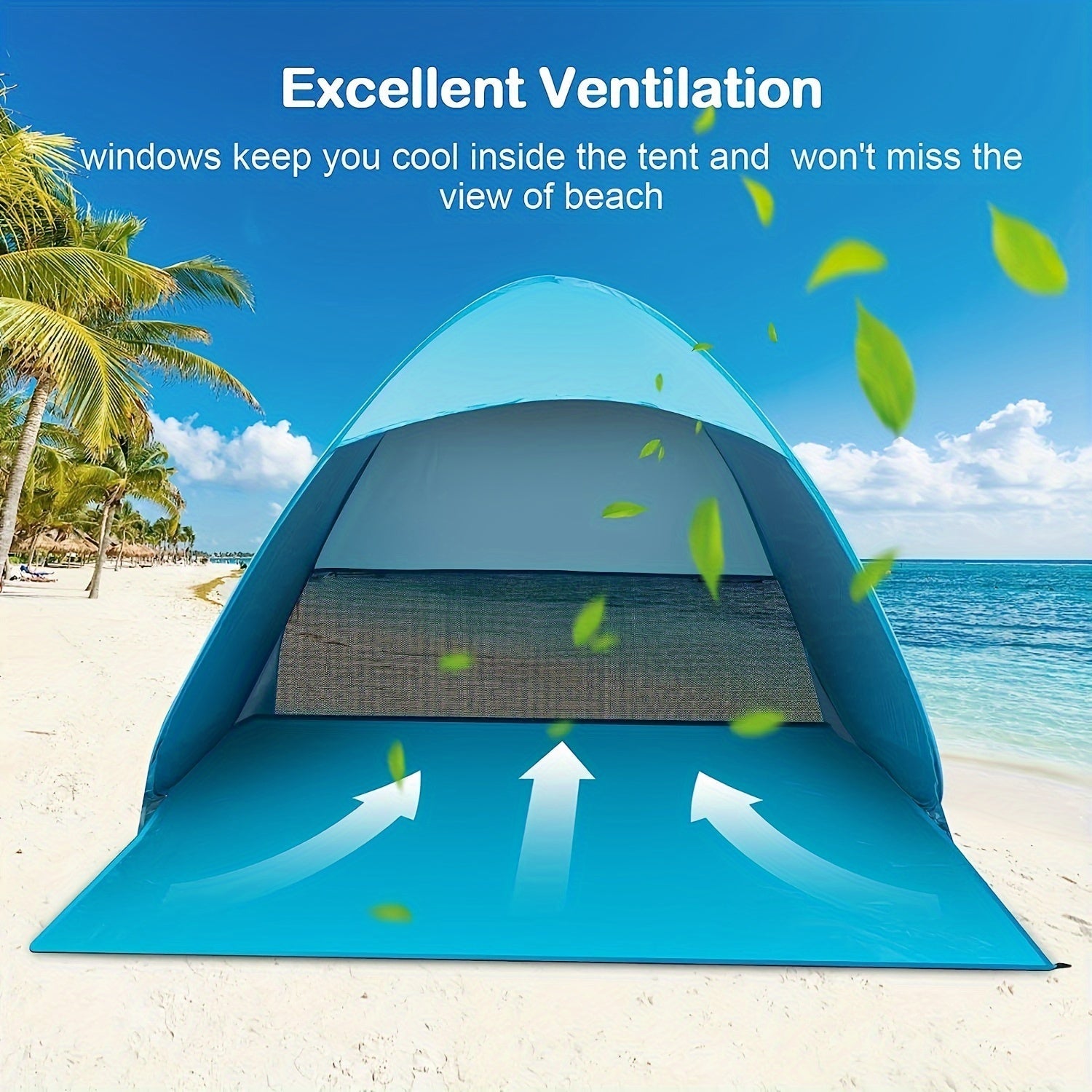 BreezeShield Tente de Plage – Protection et Confort pour Chaque Journée à la Plage