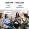 Traducteur de Langue Portable à Double Sens – Rechargeable par USB et Wi-Fi Intégré