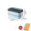 Bento-Lunchbox en Acier Inoxydable à 2 Couches - MealMate