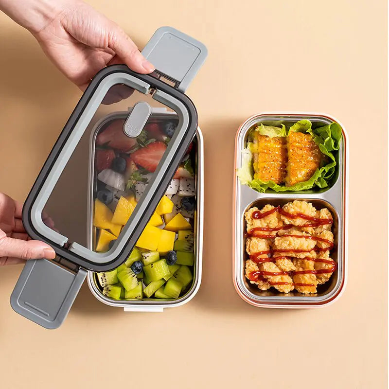 Bento-Lunchbox en Acier Inoxydable à 2 Couches - MealMate