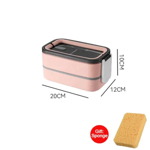 Bento-Lunchbox en Acier Inoxydable à 2 Couches - MealMate