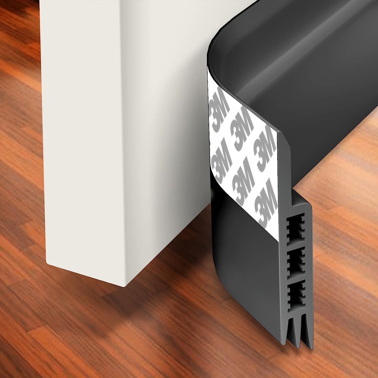 Boudin de porte - Racleur de porte en silicone avec fort adhésif et isolation phonique