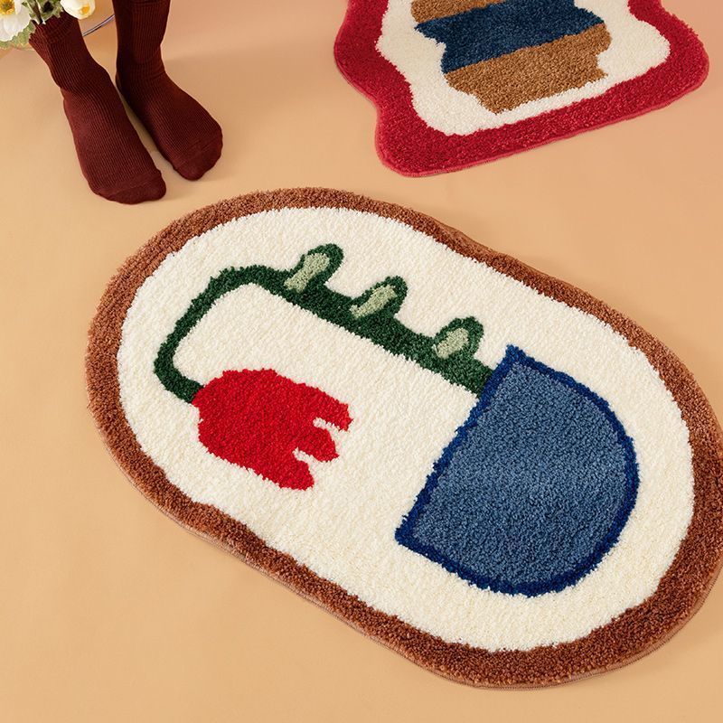 Bloemen Comfort Badmat | Durable et facile à nettoyer, idéal pour créer une ambiance douillette dans la salle de bains.
