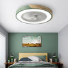 Ventilateur de Plafond LED Moderne Sans Cadre – Refroidissement Élégant et Silencieux avec Télécommande