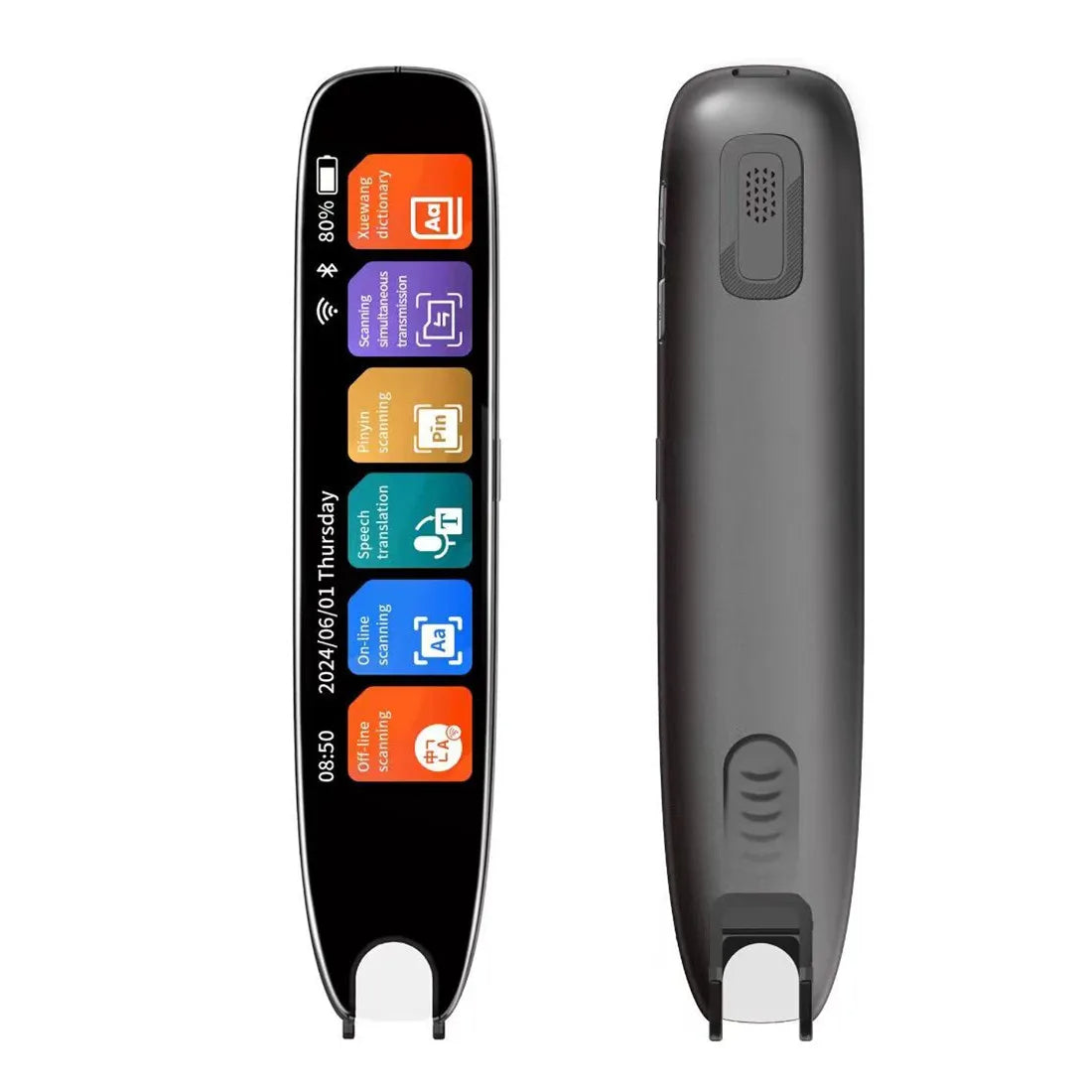 Stylo de Traduction Intelligent – Scanner de Texte en Temps Réel & Traducteur Vocal de 142 Langues avec Enregistrement