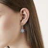 Boucles d'oreilles flocons de neige de Noël