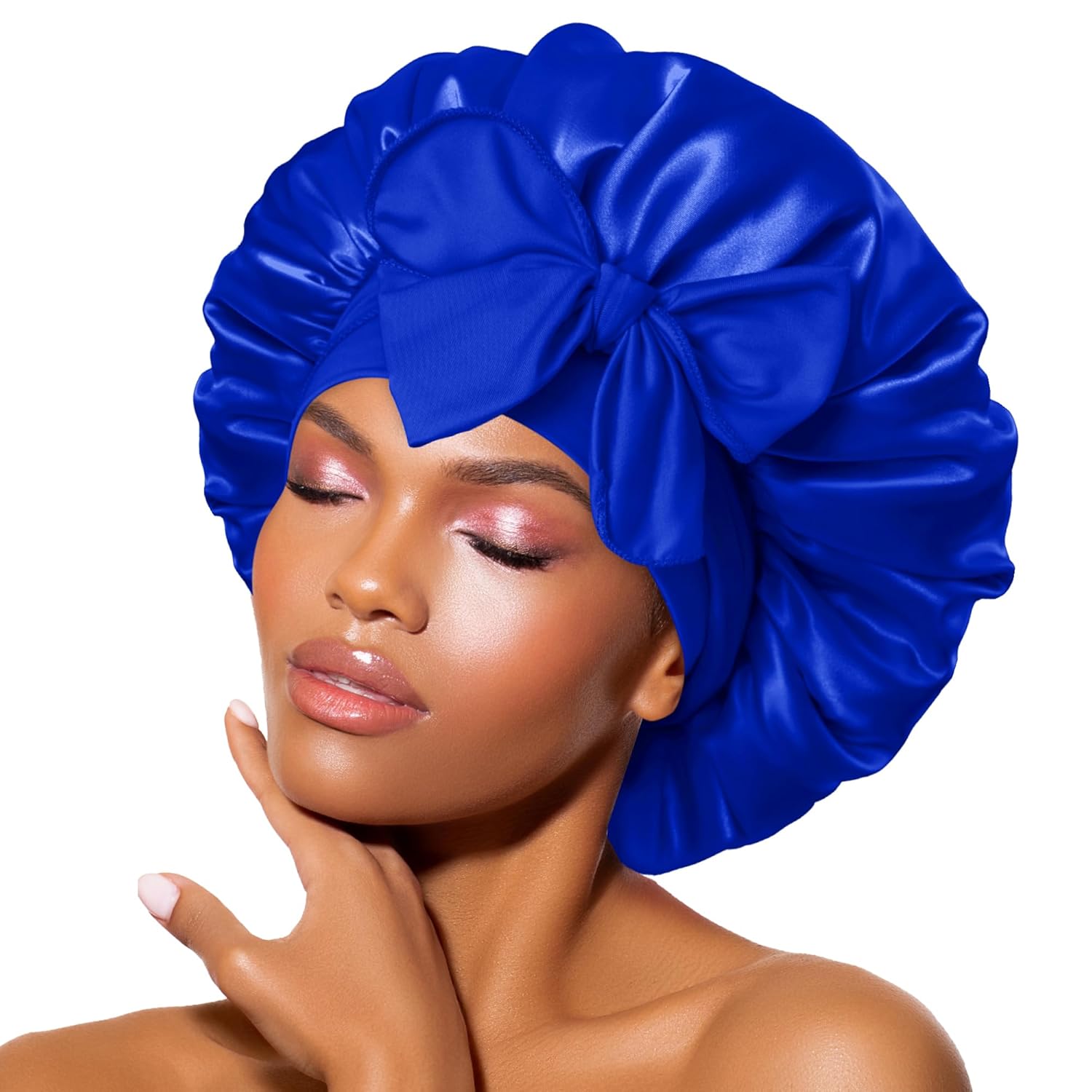Bandeau en satin – Bonnet de nuit pour femmes