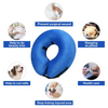Collier de chien gonflable protecteur - Anneau de récupération doux et confortable