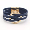 Bracelet en cuir O à plusieurs couches
